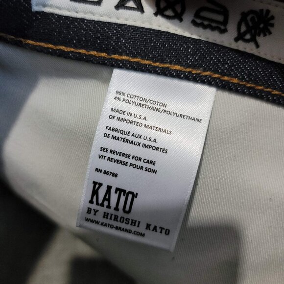 Hiroshi Kato The Scissors Slim Tapered 30x31 14oz Stretch Selvedge Denim Jeans - Picture 5 of 9